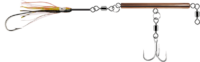 6-inch-by-1/2-inch-copper-pipe-jig-with-treble-hook-and-orange-hoochie-with-#12-hook
