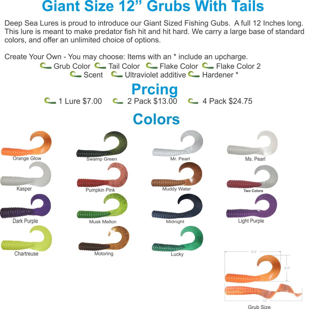 12 Inch Grub Information Page