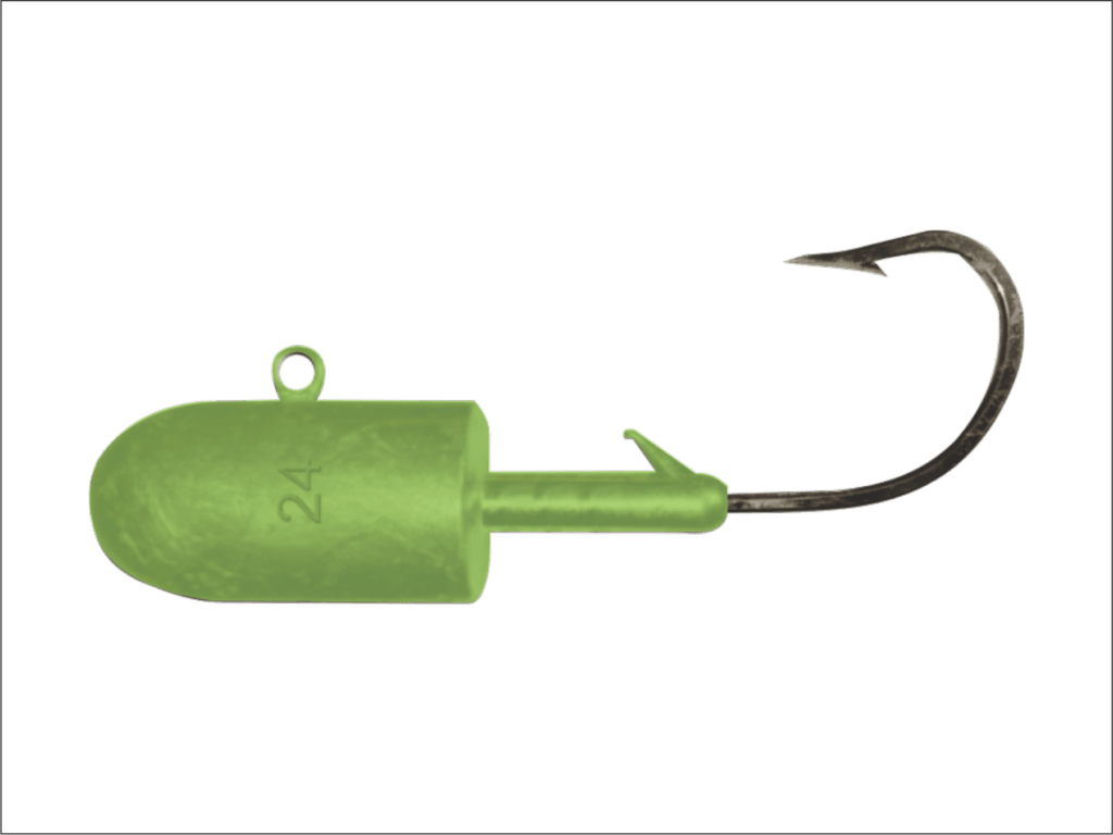24 oz Chartreuse Bullet Nose Jig