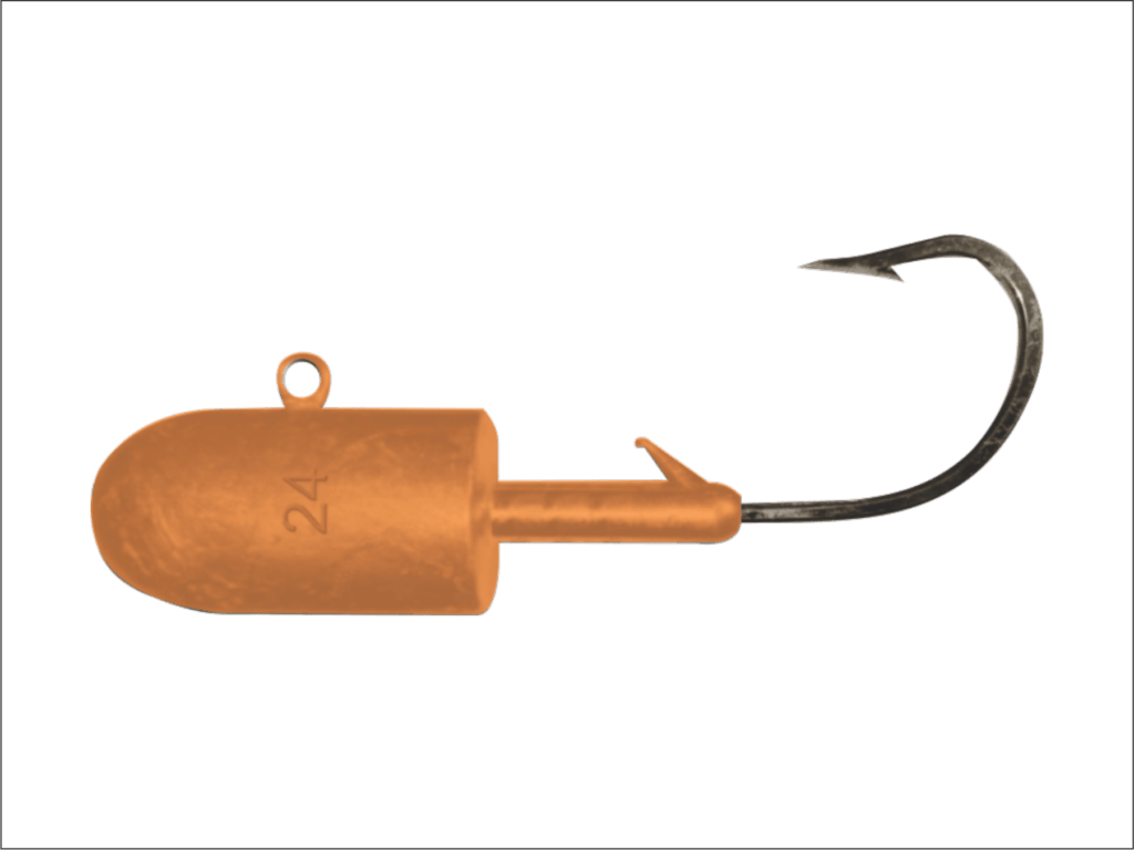 24 oz Orange Bullet Nose Jig
