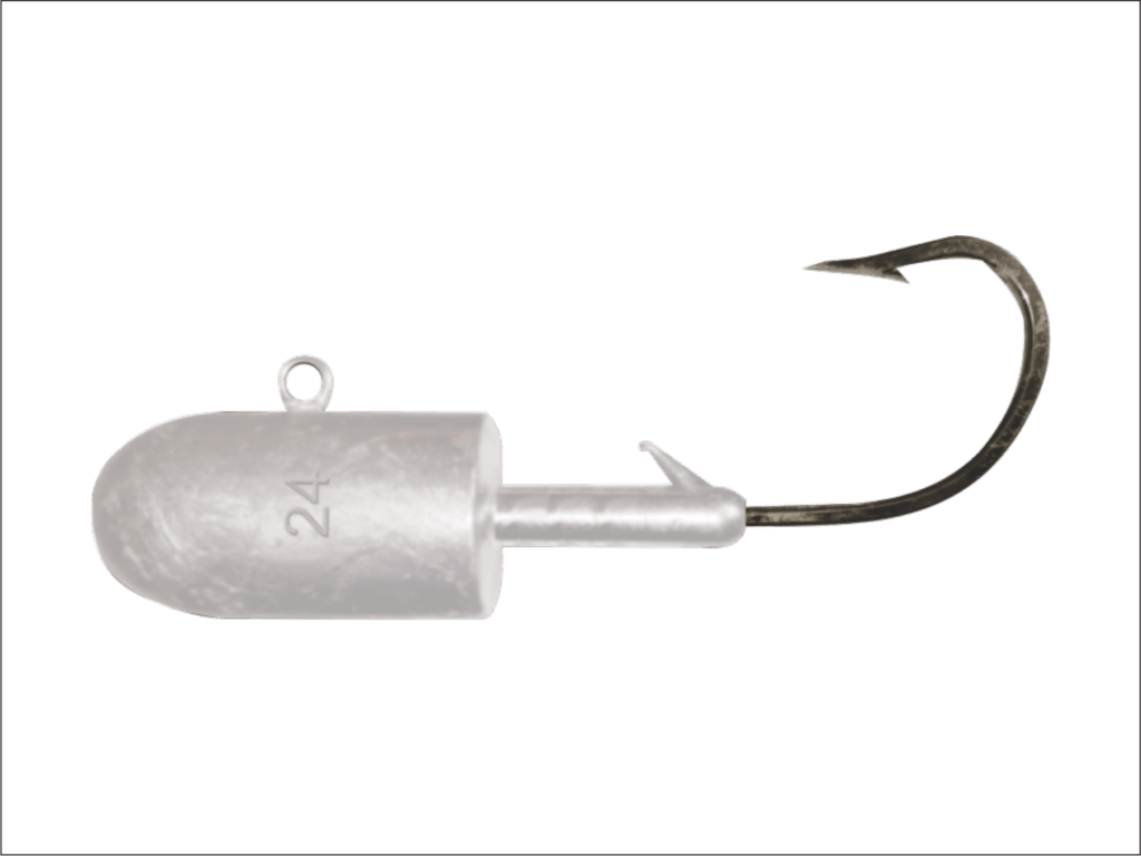 24 oz White Bullet Nose Jig