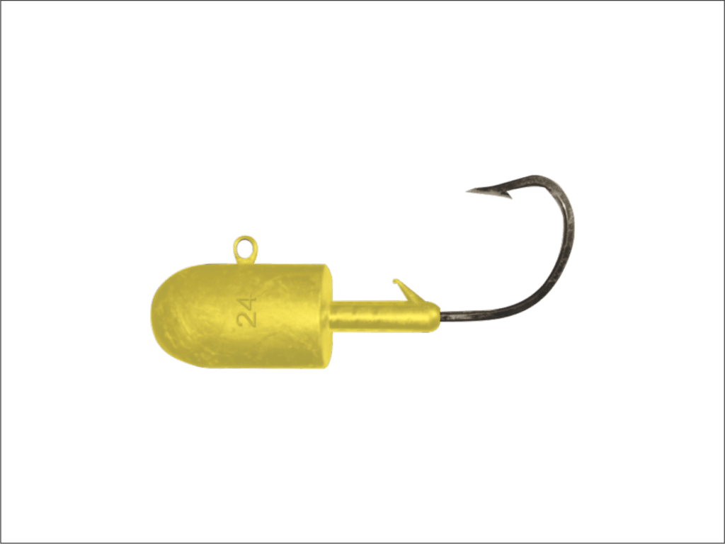 24 oz Yellow Bullet Nose Jig