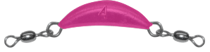 4 oz Pink Crescent Sinker With Dual Swivels