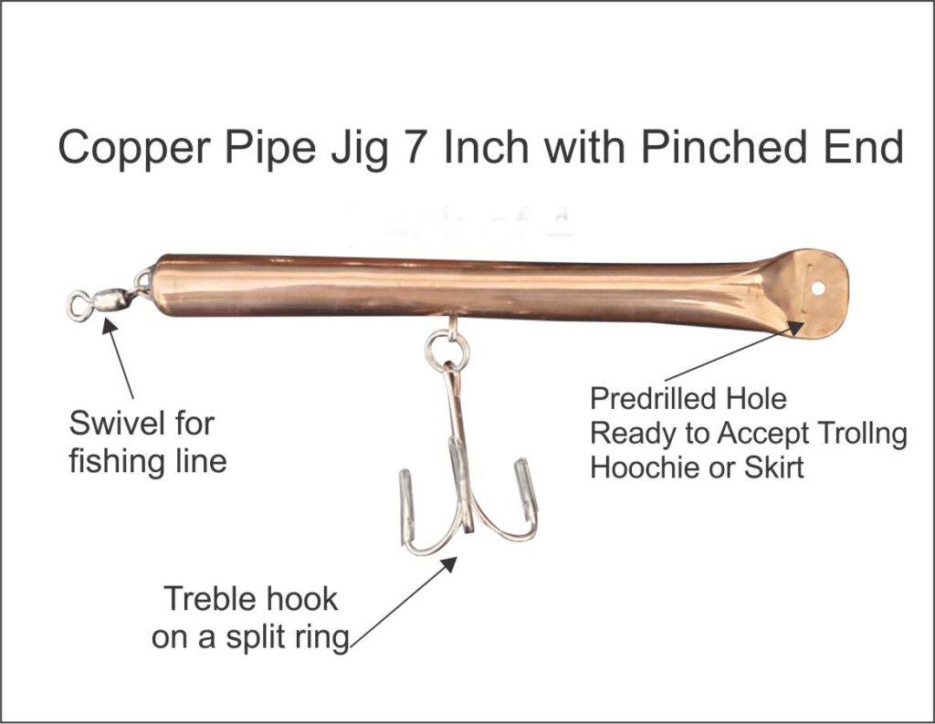 Copper Pipe Jig 7 Inch with Pinched End