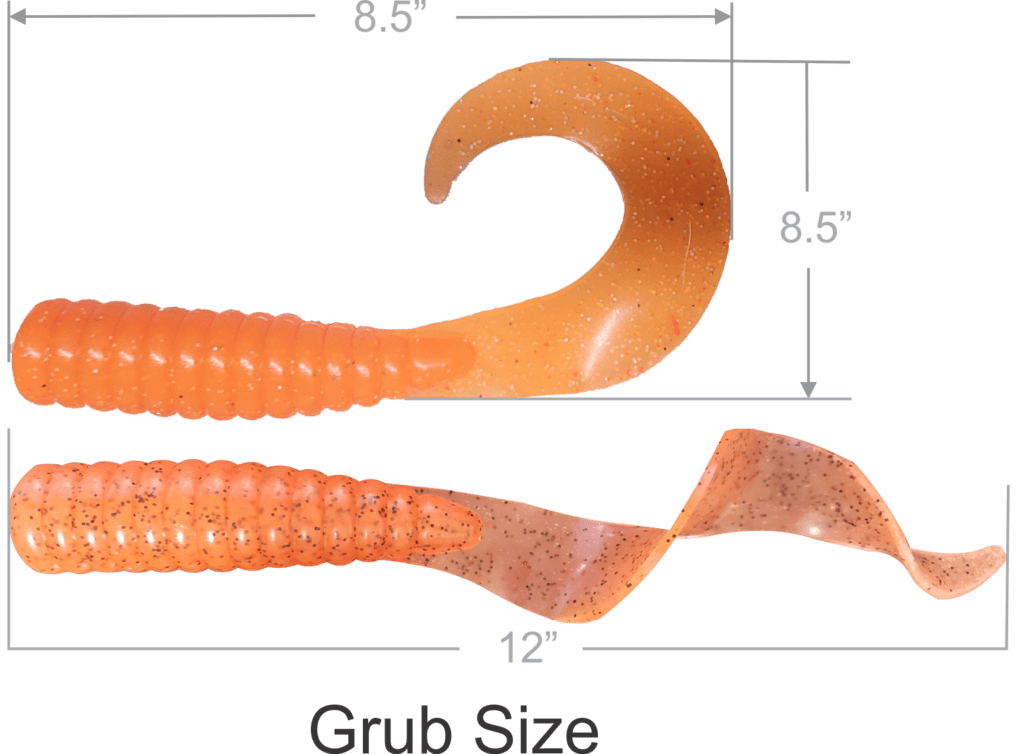 Grub Size with Caption